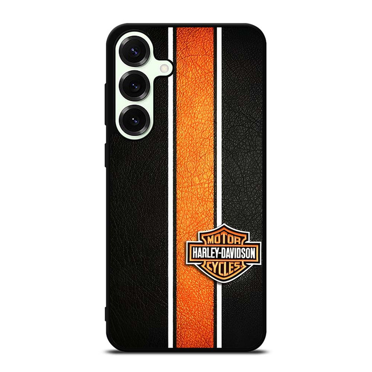 MARLEY DAVIDSON LOGO ON LEATHER Samsung Galaxy S25 Plus Case Cover