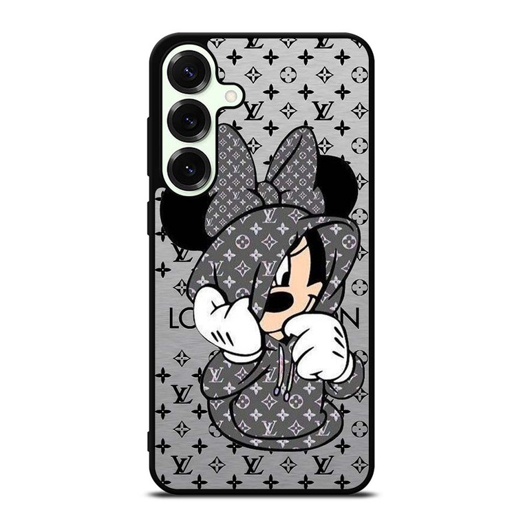 MINNIE MOUSE DISNEY FEAT LOUIS VUITTON LV GRAY Samsung Galaxy S25 Plus Case Cover MINNIE MOUSE DISNEY FEAT LOUIS VUITTON LV GRAY Samsung Galaxy S25 Plus Case Cover