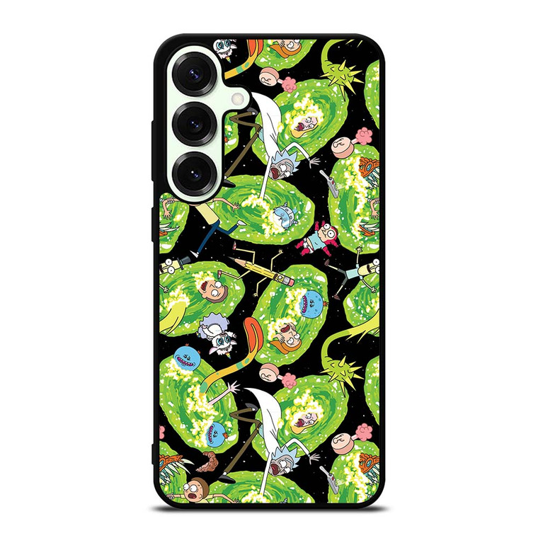 RICK AND MORTY PATTERN ALL Samsung Galaxy S25 Plus Case Cover RICK AND MORTY PATTERN ALL Samsung Galaxy S25 Plus Case Cover