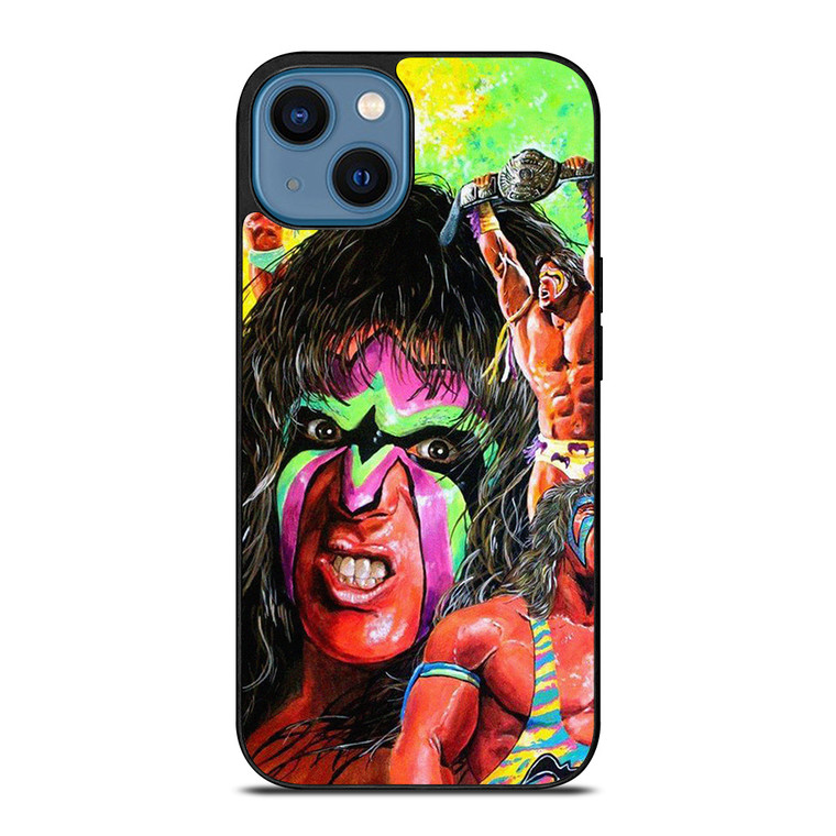 ULTIMATE WARRIOR WRESTLING WWE ART  iPhone 14 Case Cover