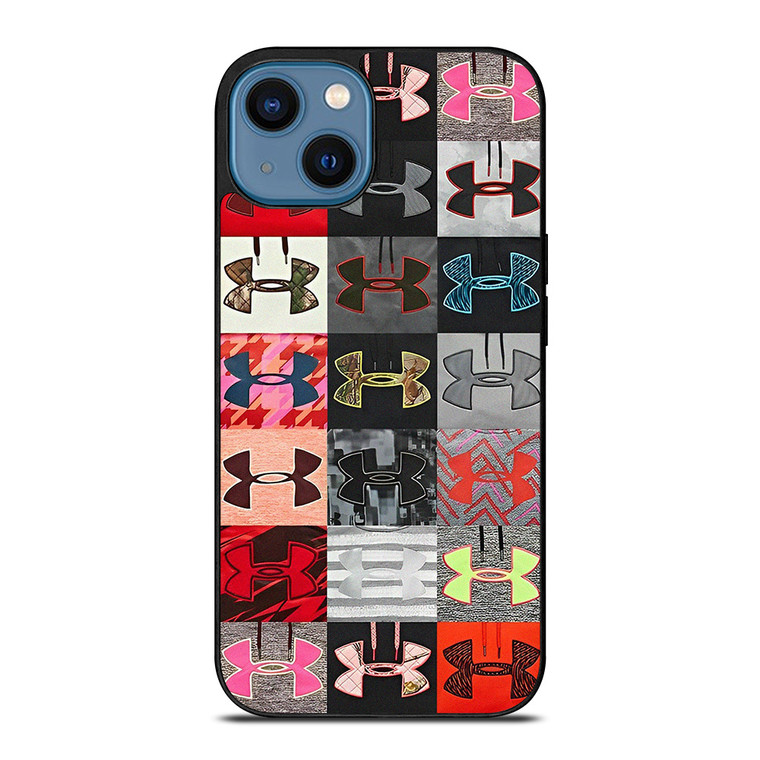 UNDER ARMOUR LOGO COLLAGE  iPhone 14 Case Cover