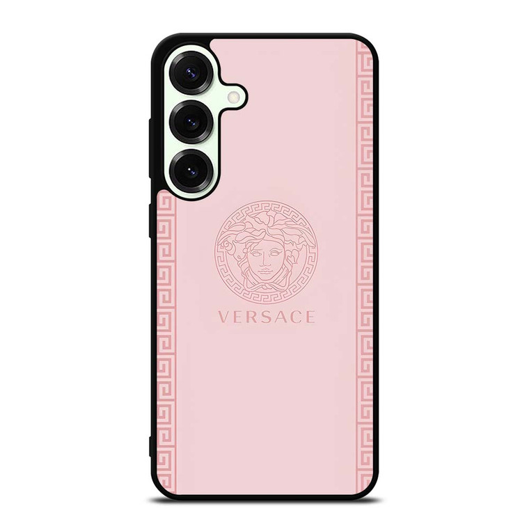 VERSACE LOGO EMBLEM PINK Samsung Galaxy S25 Plus Case Cover