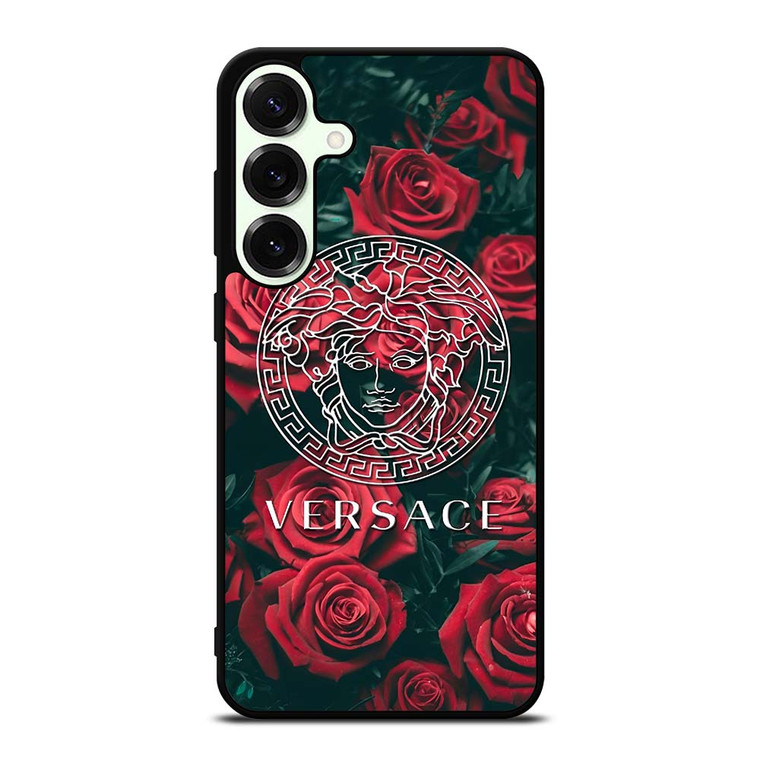 VERSACE RED ROSE Samsung Galaxy S25 Plus Case Cover