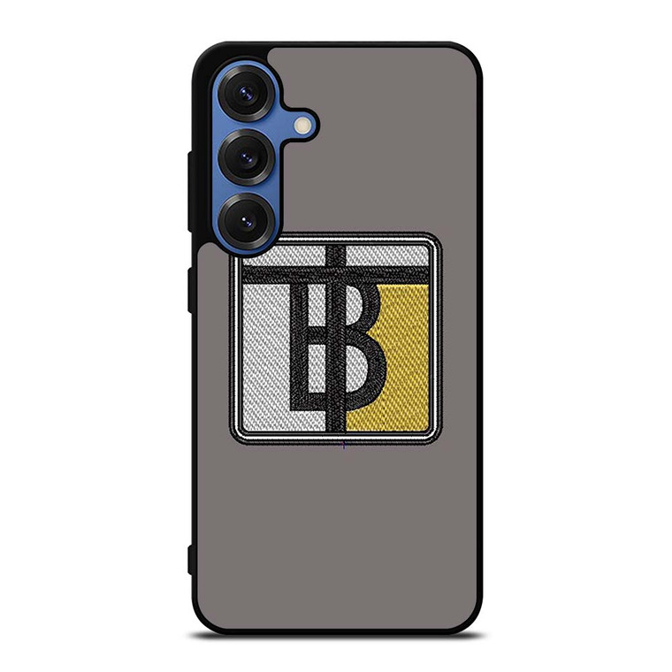 BURBERRY LONDON EMBROIDERY LOGO Samsung Galaxy S25 Case Cover