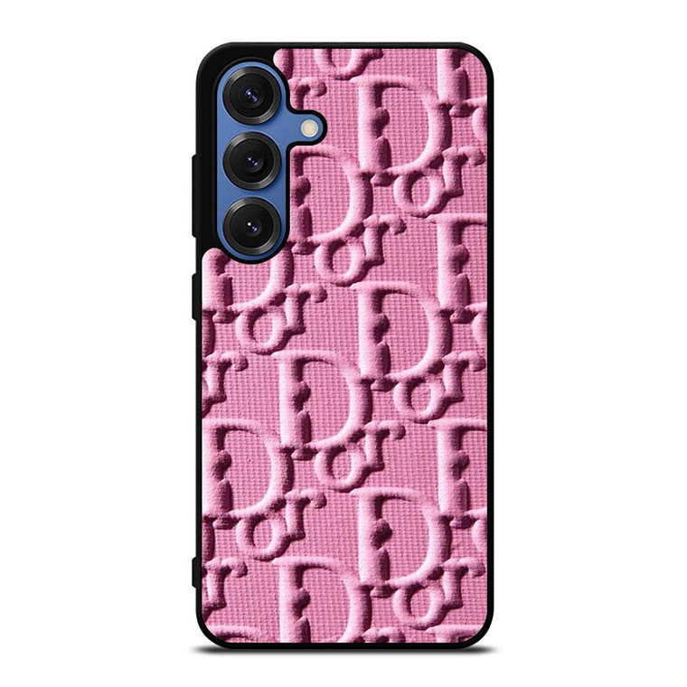 CHRISTIAN DIOR PINK EMBLEM Samsung Galaxy S25 Case Cover