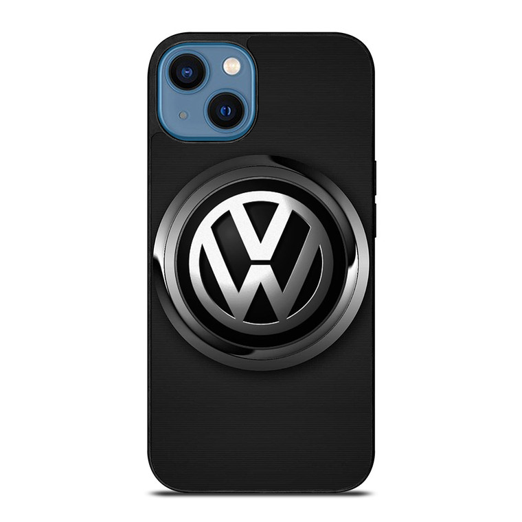 VW VOLKSWAGEN METAL CARBON  iPhone 14 Case Cover
