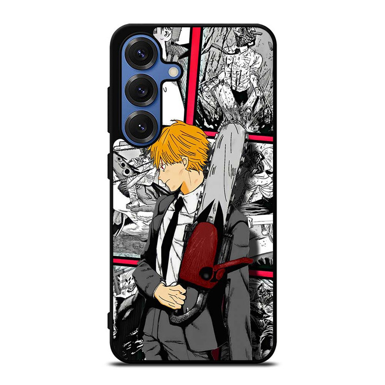 DENJI CHAINSAW MAN ANIME COLLAGE Samsung Galaxy S25 Case Cover DENJI CHAINSAW MAN ANIME COLLAGE Samsung Galaxy S25 Case Cover