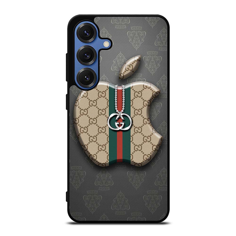 GUCCI APPLE LOGO Samsung Galaxy S25 Case Cover GUCCI APPLE LOGO Samsung Galaxy S25 Case Cover