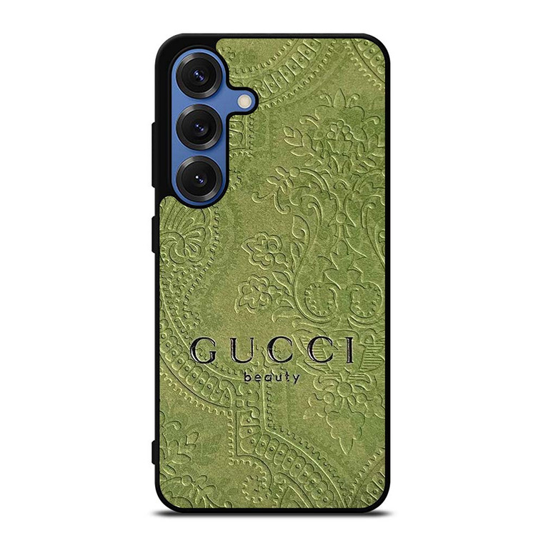 GUCCI BEAUTY GREEN CARVING Samsung Galaxy S25 Case Cover GUCCI BEAUTY GREEN CARVING Samsung Galaxy S25 Case Cover
