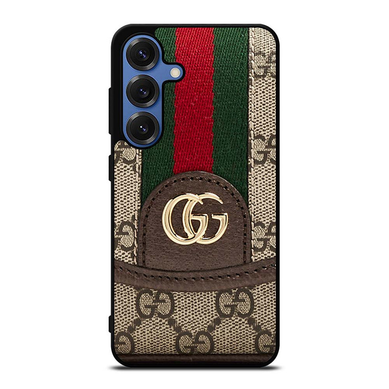 GUCCI LOGO BROWN BAG Samsung Galaxy S25 Case Cover GUCCI LOGO BROWN BAG Samsung Galaxy S25 Case Cover
