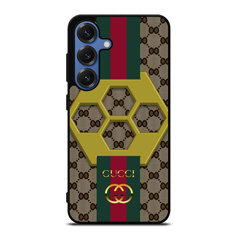 GUCCI LOGO HEXAGON Samsung Galaxy S25 Case Cover GUCCI LOGO HEXAGON Samsung Galaxy S25 Case Cover