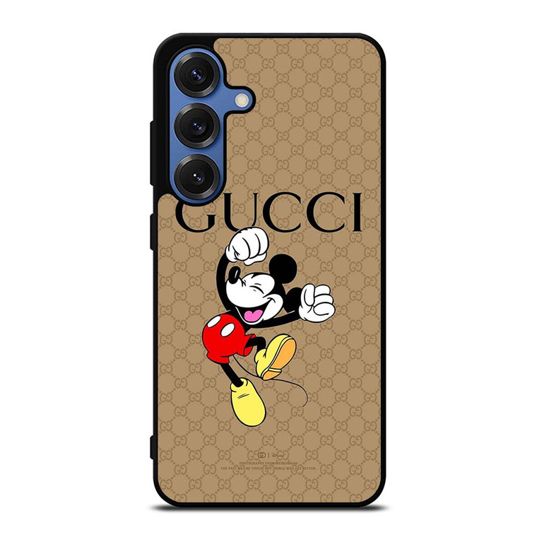 GUCCI LOGO PATTERN DISNEY MICKEY MOUSE Samsung Galaxy S25 Case Cover GUCCI LOGO PATTERN DISNEY MICKEY MOUSE Samsung Galaxy S25 Case Cover