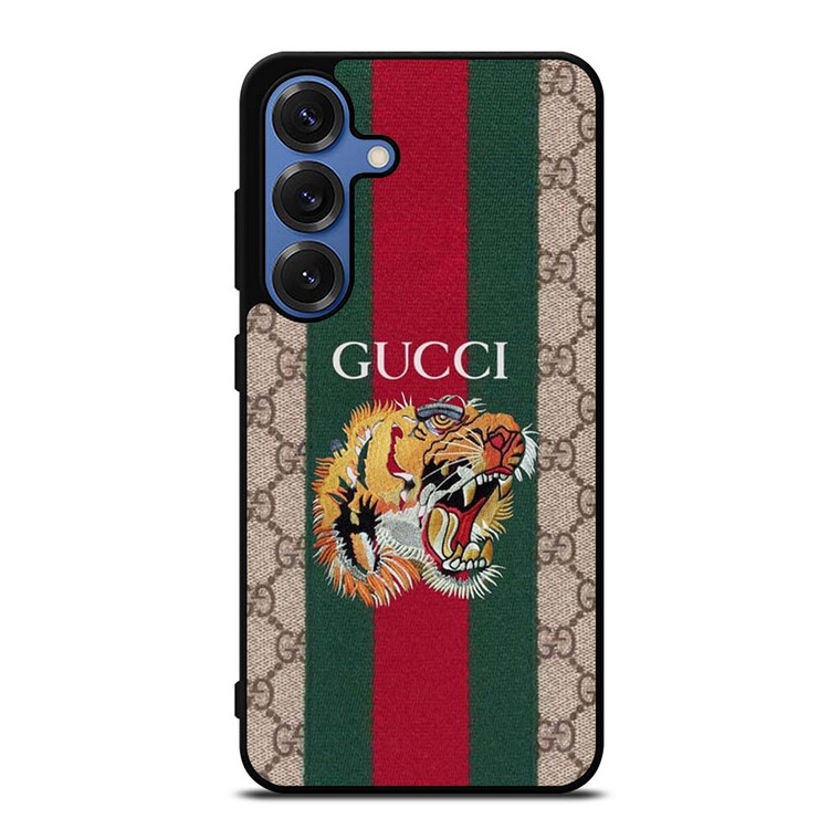 GUCCI LOGO TIGER HEAD ICON Samsung Galaxy S25 Case Cover GUCCI LOGO TIGER HEAD ICON Samsung Galaxy S25 Case Cover