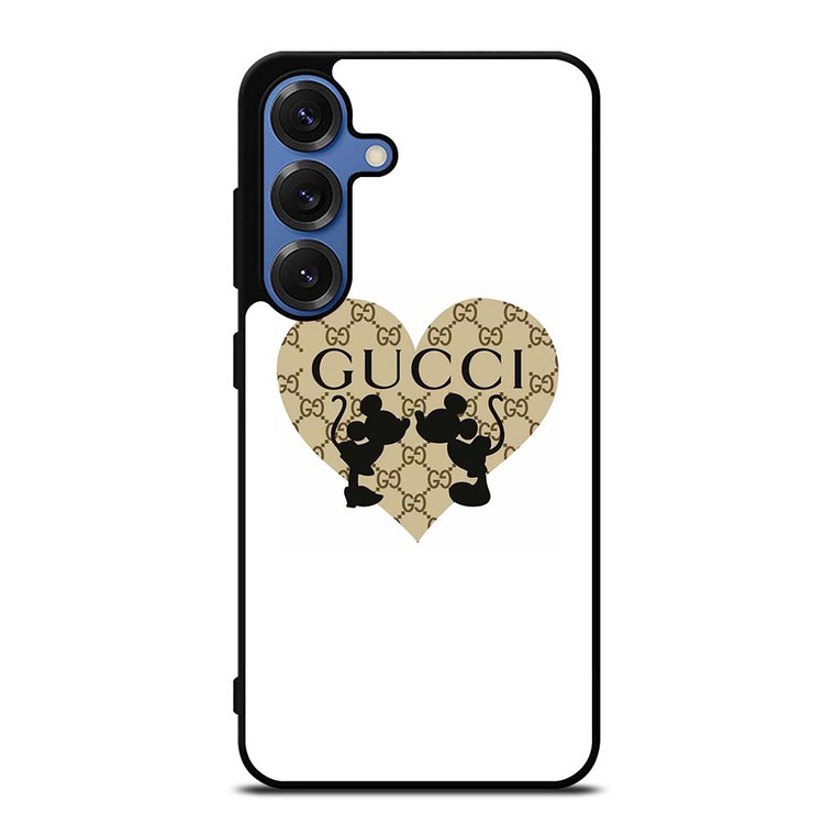 GUCCI LOGO X MICKEY MINNIE MOUSE KISS DISNEY Samsung Galaxy S25 Case Cover