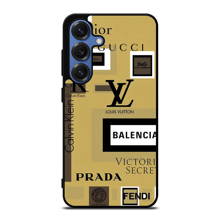 GUCCI VERSACE LOUISE VUITTON LV PRADA BALENCIAGA Samsung Galaxy S25 Case Cover GUCCI VERSACE LOUISE VUITTON LV PRADA BALENCIAGA Samsung Galaxy S25 Case Cover