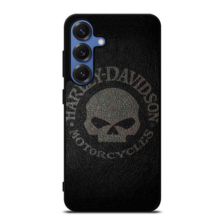 HARLEY DAVIDSON LOGO LEATHER Samsung Galaxy S25 Case Cover HARLEY DAVIDSON LOGO LEATHER Samsung Galaxy S25 Case Cover