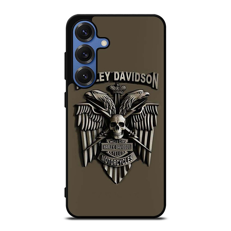 HARLEY DAVIDSON MOTORCYCLES LOGO METAL Samsung Galaxy S25 Case Cover HARLEY DAVIDSON MOTORCYCLES LOGO METAL Samsung Galaxy S25 Case Cover