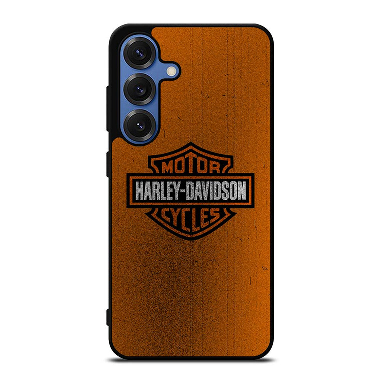 HARLEY DAVIDSON ORANGE NOISED Samsung Galaxy S25 Case Cover HARLEY DAVIDSON ORANGE NOISED Samsung Galaxy S25 Case Cover