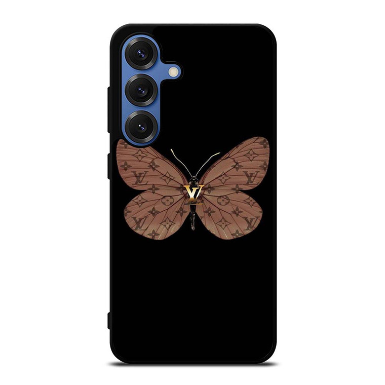 LOUIS VUITTON LV LOGO BUTTERFLY Samsung Galaxy S25 Case Cover LOUIS VUITTON LV LOGO BUTTERFLY Samsung Galaxy S25 Case Cover