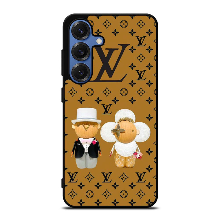 LOUIS VUITTON LV LOGO WOODEN DOLLS Samsung Galaxy S25 Case Cover LOUIS VUITTON LV LOGO WOODEN DOLLS Samsung Galaxy S25 Case Cover