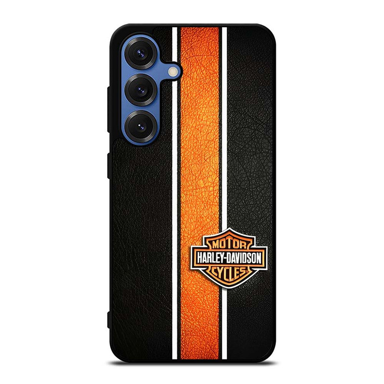 MARLEY DAVIDSON LOGO ON LEATHER Samsung Galaxy S25 Case Cover MARLEY DAVIDSON LOGO ON LEATHER Samsung Galaxy S25 Case Cover