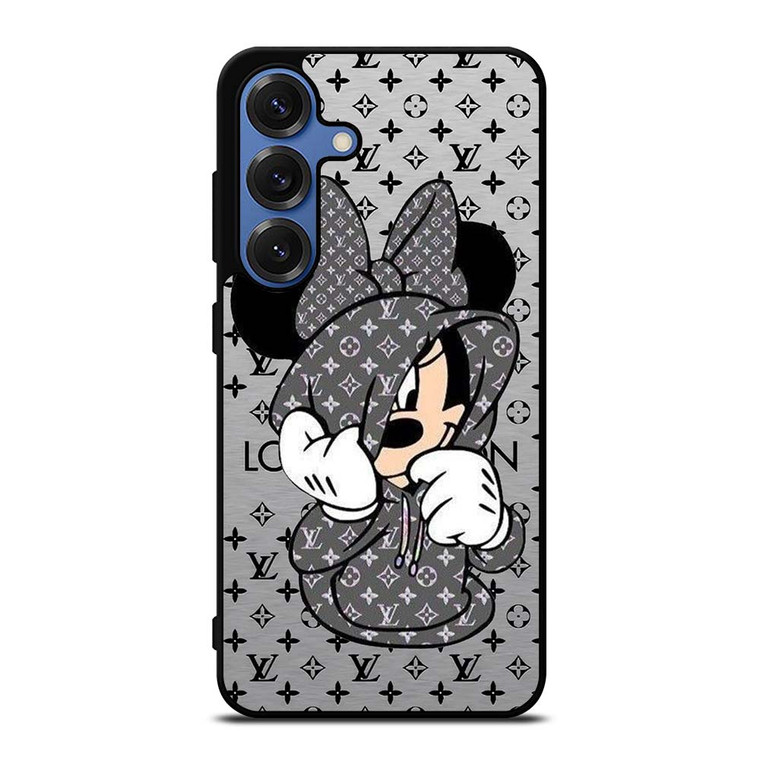 MINNIE MOUSE DISNEY FEAT LOUIS VUITTON LV GRAY Samsung Galaxy S25 Case Cover MINNIE MOUSE DISNEY FEAT LOUIS VUITTON LV GRAY Samsung Galaxy S25 Case Cover