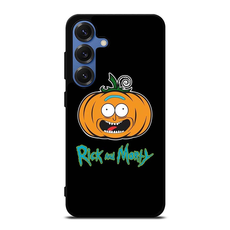 RICK AND MORTY HALLOWEEN PUMPKIN Samsung Galaxy S25 Case Cover