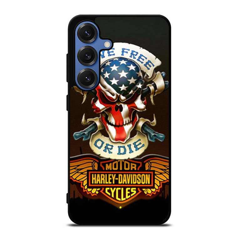 SKULL AND WINGS HARLEY DAVIDSON Samsung Galaxy S25 Case Cover