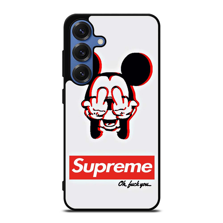 SUPREME MICKEY MOUSE FVCS Samsung Galaxy S25 Case Cover
