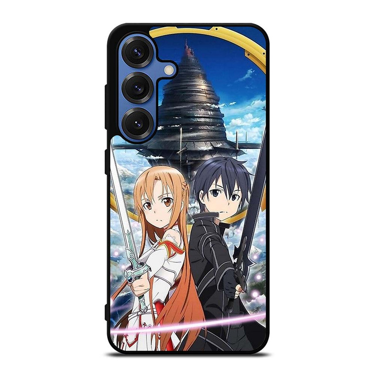 SWORD ART ONLINE KIRITO AND ASUNA SAO Samsung Galaxy S25 Case Cover