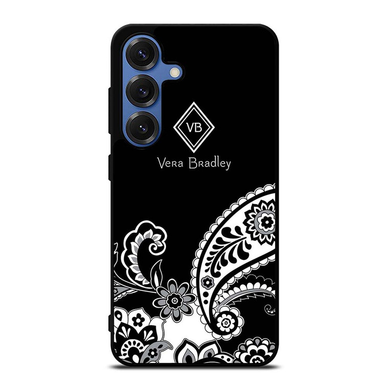 VERA BRADLEY BLACK AND WHITE Samsung Galaxy S25 Case Cover