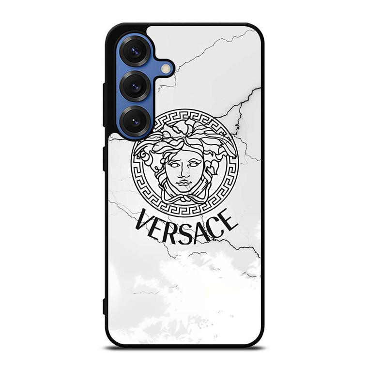 VERSACE LOGO MARBLE Samsung Galaxy S25 Case Cover