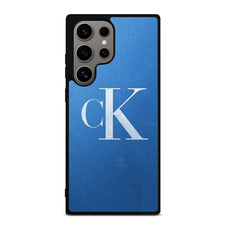CALVIN KLEIN CK LOGO BLUE Samsung Galaxy S24 Ultra Case Cover