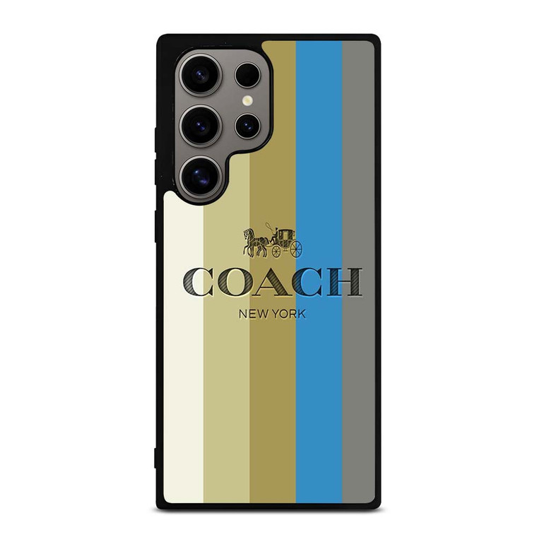 COACH NEW YORK STRIPE ICON Samsung Galaxy S24 Ultra Case Cover COACH NEW YORK STRIPE ICON Samsung Galaxy S24 Ultra Case Cover