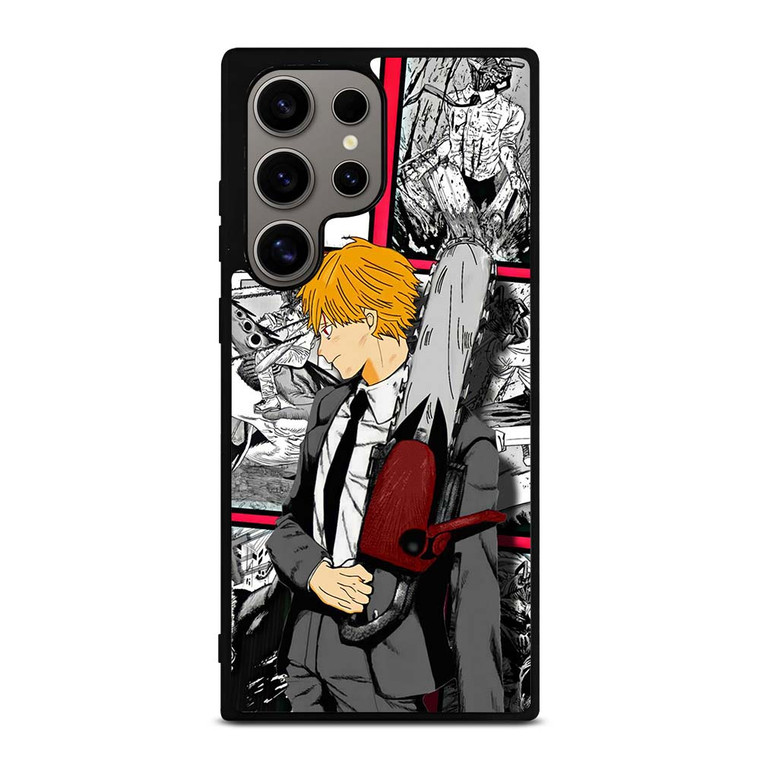 DENJI CHAINSAW MAN ANIME COLLAGE Samsung Galaxy S24 Ultra Case Cover DENJI CHAINSAW MAN ANIME COLLAGE Samsung Galaxy S24 Ultra Case Cover