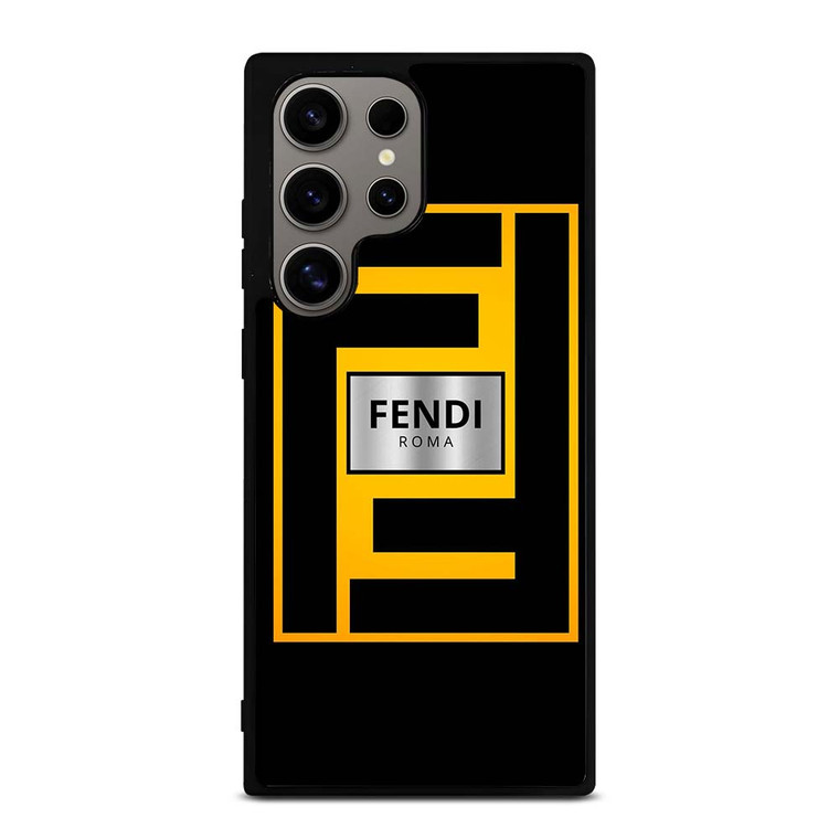 FENDI ROMA YELLOW LOGO Samsung Galaxy S24 Ultra Case Cover FENDI ROMA YELLOW LOGO Samsung Galaxy S24 Ultra Case Cover