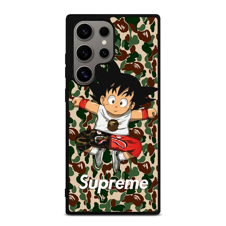 GOKU SUPREME BAPE SHARK CAMO Samsung Galaxy S24 Ultra Case Cover