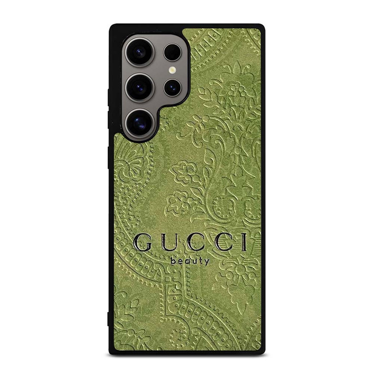 GUCCI BEAUTY GREEN CARVING Samsung Galaxy S24 Ultra Case Cover GUCCI BEAUTY GREEN CARVING Samsung Galaxy S24 Ultra Case Cover