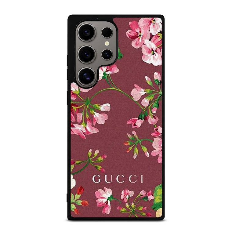 GUCCI FLORAL LOGO Samsung Galaxy S24 Ultra Case Cover GUCCI FLORAL LOGO Samsung Galaxy S24 Ultra Case Cover