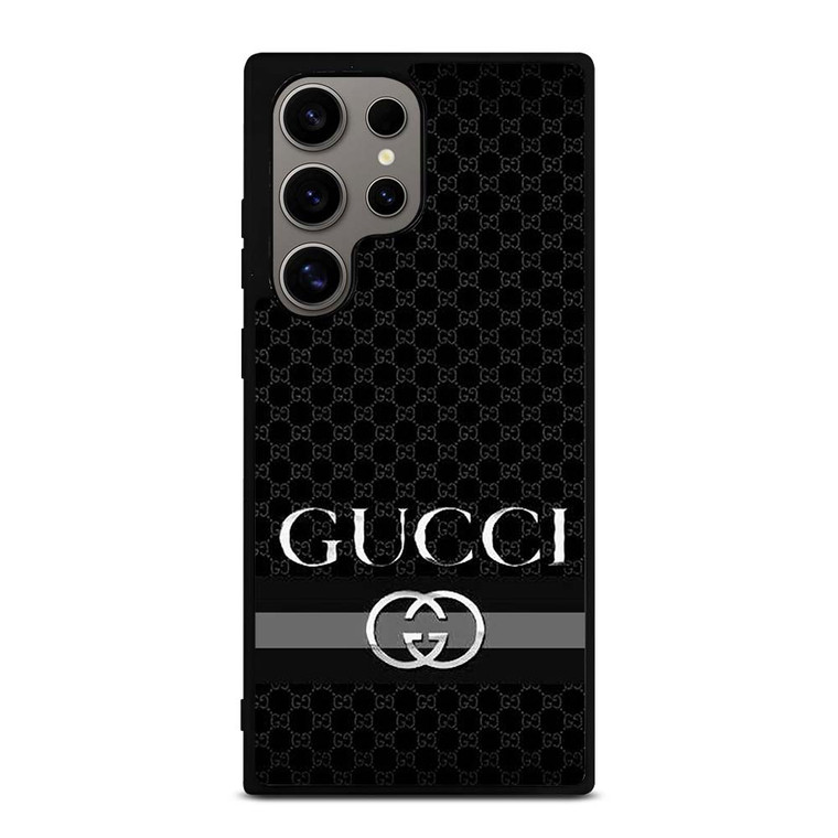 GUCCI LOGO BLACK PATTERN Samsung Galaxy S24 Ultra Case Cover GUCCI LOGO BLACK PATTERN Samsung Galaxy S24 Ultra Case Cover