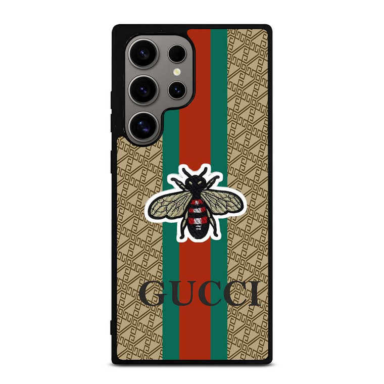 GUCCI LOGO PATTERN BEE Samsung Galaxy S24 Ultra Case Cover GUCCI LOGO PATTERN BEE Samsung Galaxy S24 Ultra Case Cover