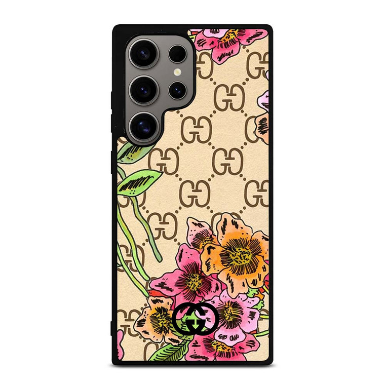 GUCCI LOGO PATTERN FLOWER ICON Samsung Galaxy S24 Ultra Case Cover GUCCI LOGO PATTERN FLOWER ICON Samsung Galaxy S24 Ultra Case Cover