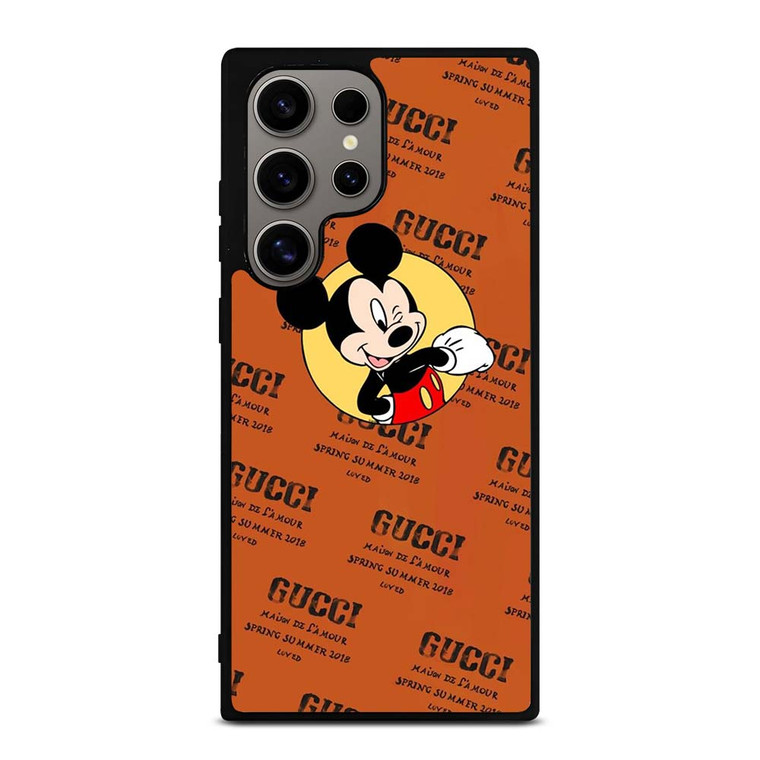 GUCCI LOGO PATTERN MICKEY MOUSE DISNEY SPRING SUMMER Samsung Galaxy S24 Ultra Case Cover GUCCI LOGO PATTERN MICKEY MOUSE DISNEY SPRING SUMMER Samsung Galaxy S24 Ultra Case Cover