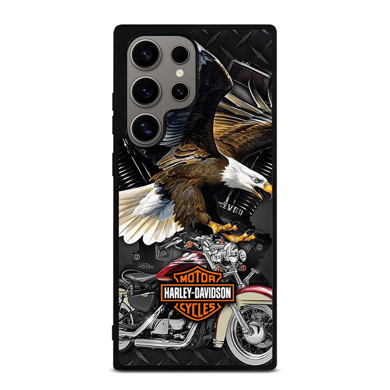 HARLEY DAVIDSON EAGLE METAL LOGO Samsung Galaxy S24 Ultra Case Cover HARLEY DAVIDSON EAGLE METAL LOGO Samsung Galaxy S24 Ultra Case Cover