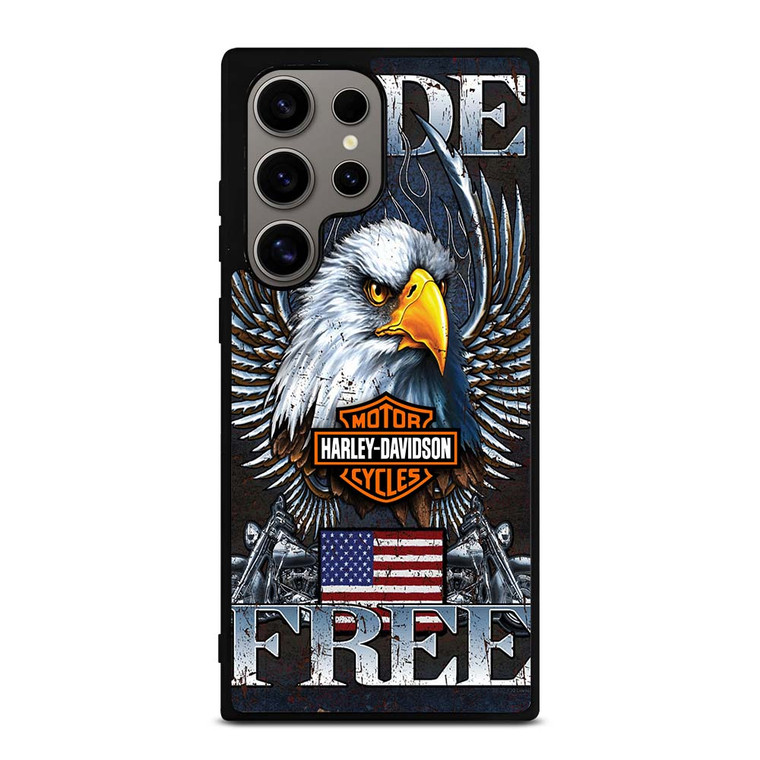 HARLEY DAVIDSON FREE RIDE EAGLE Samsung Galaxy S24 Ultra Case Cover HARLEY DAVIDSON FREE RIDE EAGLE Samsung Galaxy S24 Ultra Case Cover