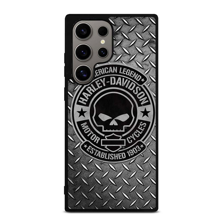 HARLEY DAVIDSON MOTORCYCLES COMPANY SKULL LOGO 1903 Samsung Galaxy S24 Ultra Case Cover HARLEY DAVIDSON MOTORCYCLES COMPANY SKULL LOGO 1903 Samsung Galaxy S24 Ultra Case Cover