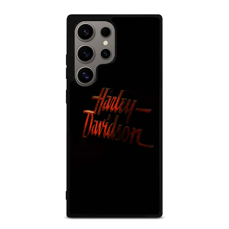 HARLEY DAVIDSON RED GLOW LOGO Samsung Galaxy S24 Ultra Case Cover HARLEY DAVIDSON RED GLOW LOGO Samsung Galaxy S24 Ultra Case Cover
