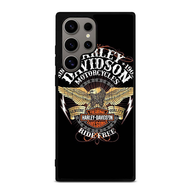 HARLEY DAVIDSON RIDE FREE Samsung Galaxy S24 Ultra Case Cover HARLEY DAVIDSON RIDE FREE Samsung Galaxy S24 Ultra Case Cover