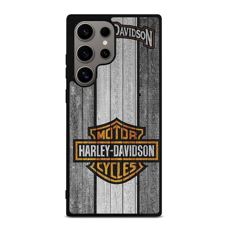 HARLEY DAVIDSON WOODEN LOGO Samsung Galaxy S24 Ultra Case Cover HARLEY DAVIDSON WOODEN LOGO Samsung Galaxy S24 Ultra Case Cover