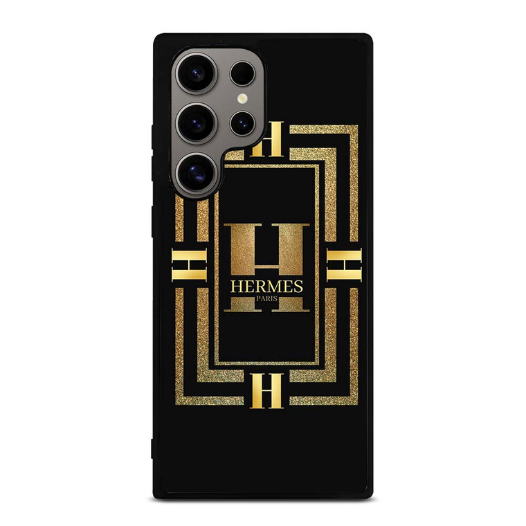 HERMES PARIS LOGO LUXURY GOLDEN ICON Samsung Galaxy S24 Ultra Case Cover HERMES PARIS LOGO LUXURY GOLDEN ICON Samsung Galaxy S24 Ultra Case Cover
